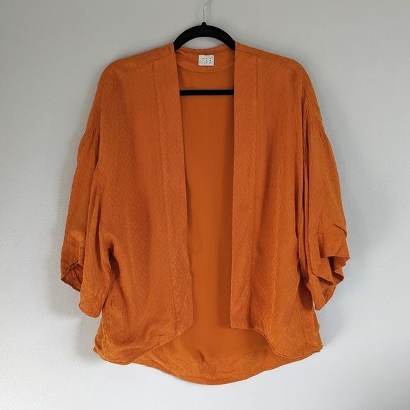a new day Burnt Orange Open Front Cardigan - Picture 1 of 7